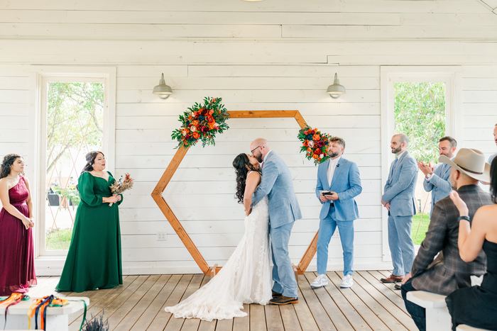 Wendie + Nick at The Chapel at Gruene — photo 8