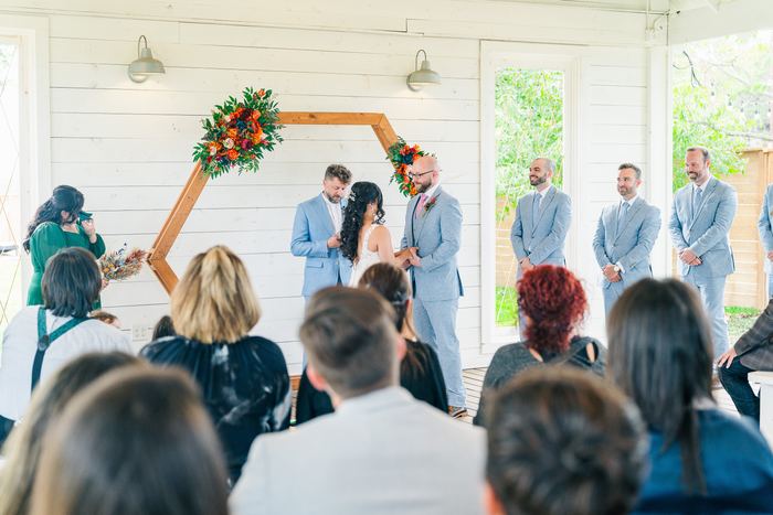 Wendie + Nick at The Chapel at Gruene — photo 7
